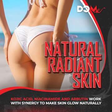 Underarm Whitening Cream - Natural Intimate Area Skin Lightening Cream, Bleaching Cream for Skin Whitening & Dark Spots in Sensitive Areas, Private Parts, Armpit, Elbows & Knees - 3% Kojic Acid (2oz)