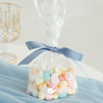 Dusty Blue Satin Ribbon 1/2 Inch x 50 Yards for Crafts