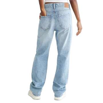 Aero Baggy Jean - Vintage Ripped Style with Eco-Friendly Fabric