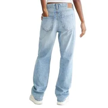Aero Baggy Jean - Vintage Ripped Style with Eco-Friendly Fabric