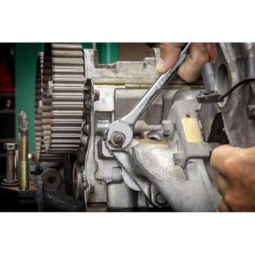 SATA Full-Polish 6-Piece Metric Wrench Set with Rack