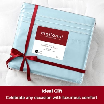 Mellanni Twin XL Sheets - Ultra Soft & Cooling Bedding Set