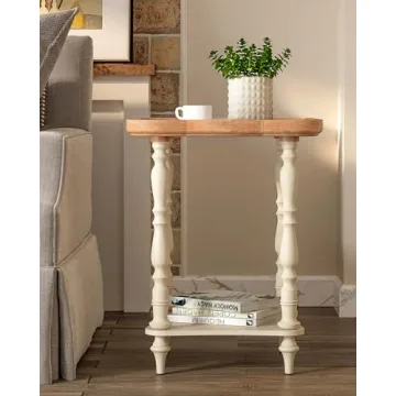 Stylish VONLUCE French Country 19-Inch End Table