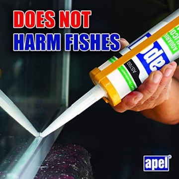 Aquarium 100% Silicone Sealant Safe for Fish 10.4 fl oz