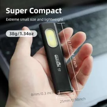 WARSUN 675LM Rechargeable Pocket Flashlight for EDC