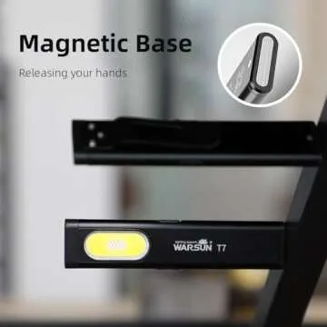 WARSUN 675LM Rechargeable Pocket Flashlight for EDC