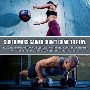 Dymatize Super Mass Gainer Protein Powder, 1280 Calories & 52g Protein, Gain Strength & Size Quickly, 10.7g BCAAs, Mixes Easily, Tastes Delicious, Gourmet Vanilla, Gourmet Vanilla, 6 Pound (Pack of 1)