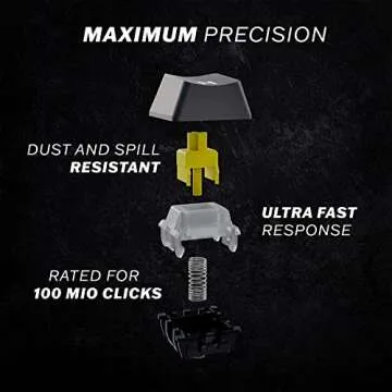 ASCENY GK61 - Hot-Swappable 60% Mechanical Keyboard