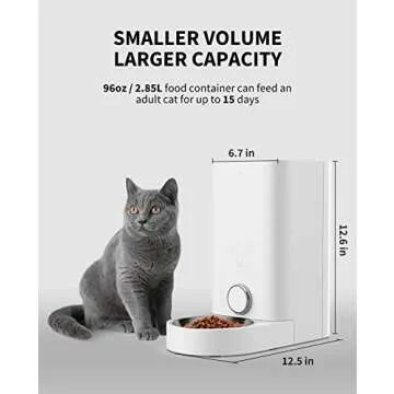 Automatic Cat Feeder with WiFi and App Control