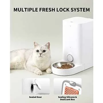 Automatic Cat Feeder with WiFi and App Control