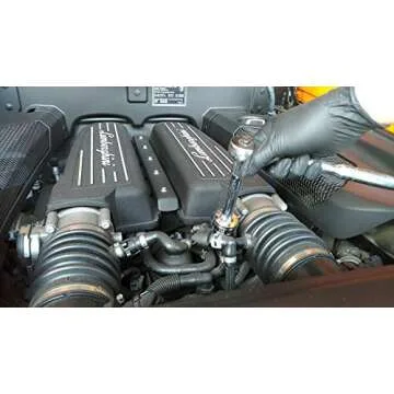 Infi-Touch Heavy Duty Nitrile Gloves, Strong & Tough, High Chemical Resistant, Disposable Gloves, Powder-Free, Non Sterile, Large, 100 Count