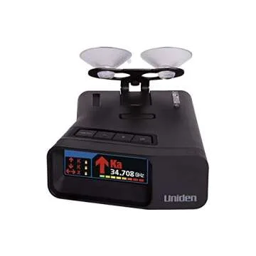 Uniden R7 EXTREME LONG RANGE Laser/Radar Detector, Built-in GPS, Real-Time Alerts, Dual-Antennas Front & Rear w/Directional Arrows, Voice Alerts, Red Light and Speed Camera Alerts