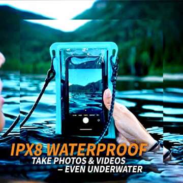 Stash7 Waterproof Phone Pouch - IPX8 Adventure Grade Case