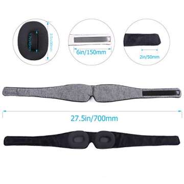 Highway Modular Sleep Mask (Fit Your Unique Face) Eye Mask for Sleeping - No Pressure on Eyes and Great for Travel/Nap/Night Sleeping - Best Night Blinder Eyeshade for Men Women Kids