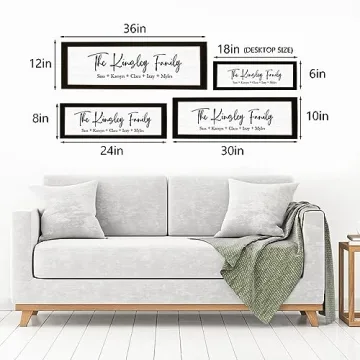 Personalized Last Name Signs for Home Decor
