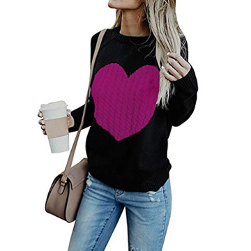 Cute Heart Pullover Sweater for All Occasions