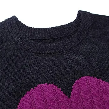 Cute Heart Pullover Sweater for All Occasions
