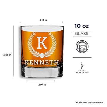 Personalized Whiskey Glass Set for Men - Custom Gifts