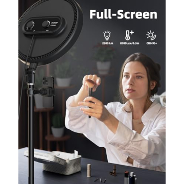 Discover TODI Ring Light – 79" Stand, Perfect for All Creators