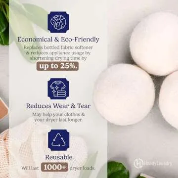 Handy Laundry Wool Dryer Balls - Eco-Friendly Fabric Softener