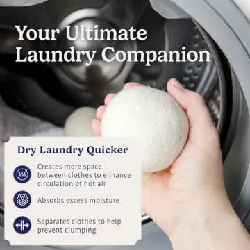 Handy Laundry Wool Dryer Balls - Eco-Friendly Fabric Softener