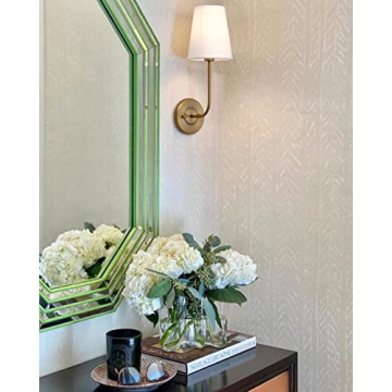 Pathson Vintage Wall Sconces Set of 2 Brass Finish