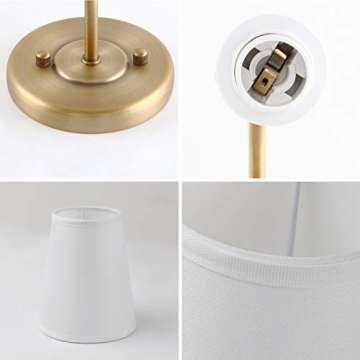 Pathson Vintage Wall Sconces Set of 2 Brass Finish