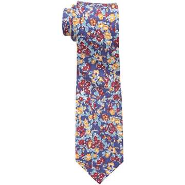 Ben Sherman Men's Goose Floral Tie, Red, One Size