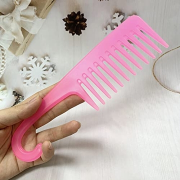 Wide Tooth Detangling Comb Set for Curly Hair Care
