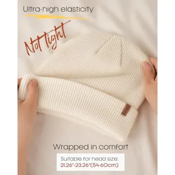 FURTALK Knitted Beanie for Men Women | Warm Winter Hat