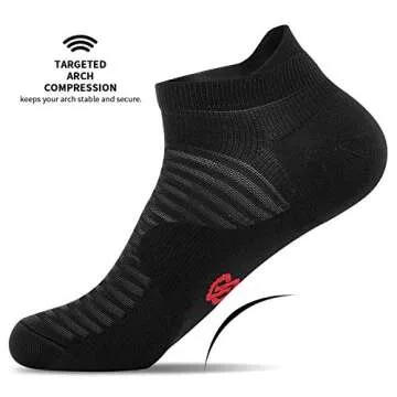 Compression Running Socks for Men and Women - 6 Pairs