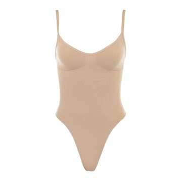 Sculpting Shapewear Tummy Control Bodysuit for Women