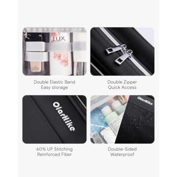 OlarHike Travel Toiletry Bag - Waterproof and Convenient