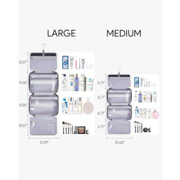 OlarHike Travel Toiletry Bag - Waterproof and Convenient