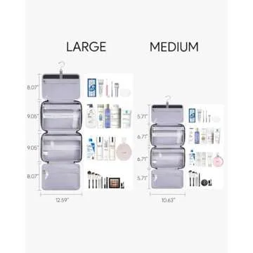 OlarHike Travel Toiletry Bag - Waterproof and Convenient