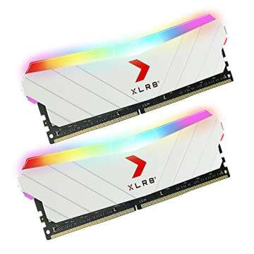 PNY XLR8 Gaming 32GB (2x16GB) DDR4 DRAM 3200MHz (PC4-25600) CL16 1.35V RGB Dual Channel Desktop (DIM...