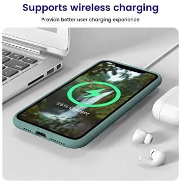 OTOFLY for iPhone 11 Pro Max Cases,11 Pro Max Phone Case, [Military Grade Drop Protection] [Anti-Scratch Microfiber Lining] Shockproof Protective Slim Thin Cover 6.5 inch,Pine Green