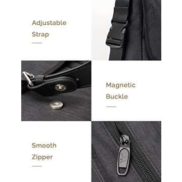 MATEIN 17 Inch Messenger Bag for Men & Women, Stylish & Durable