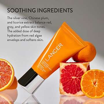 Lancer Skincare Overnight Brightening Mask with Vitamin C and Niacinamide, Anti-Aging Night Face Mask, 1.7 Ounces