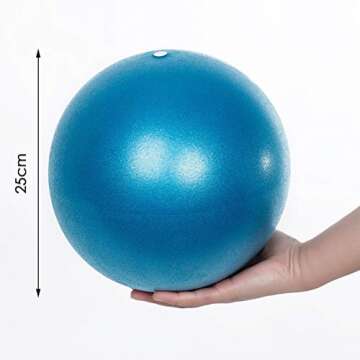 9 Inch Pilates Ball for Stability and Core Training