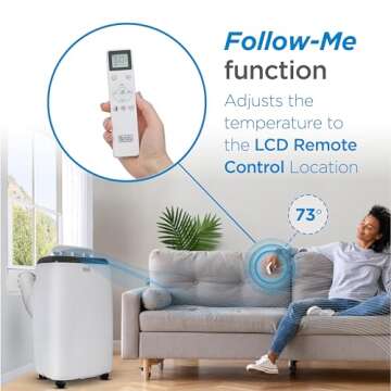 BLACK+DECKER Portable Air Conditioner: Powerful Cooling for Large Spaces