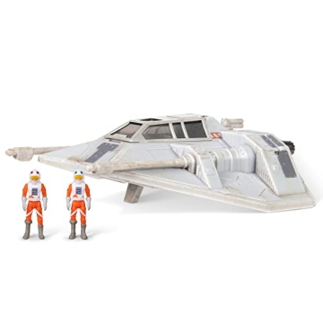 STAR WARS Micro Galaxy Squadron Luke Skywalker’s Snowspeeder - 5-Inch Starfighter Class Vehicle wi...