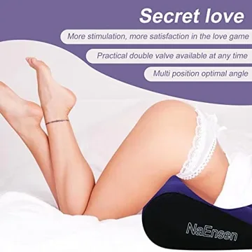 Inflatable Triangle Pillow for Couples Intimacy Support