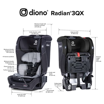 Diono Radian 3QX All-in-One Convertible Car Seat