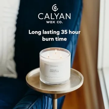 Calyan Wax 3 Wick Soy Candle for Home & Holiday
