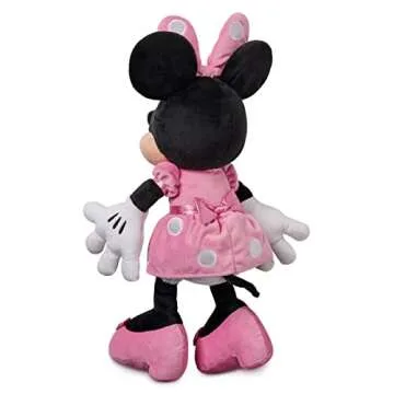 Disney Store Official Minnie Mouse Pink Dress Medium Soft Toy for Kids, Cuddly Character with Fuzzy Texture and Embroidered Details, Disney Plushy Suitable for All Ages.