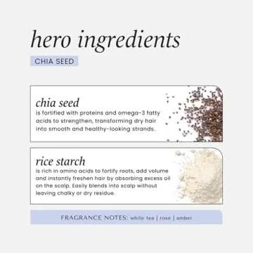 HASK Chia Seed Dry Shampoo Kit - Volumizing & Sulfate Free