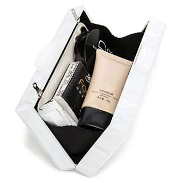 MRS Clutch Purse - Elegant Acrylic Evening Handbag