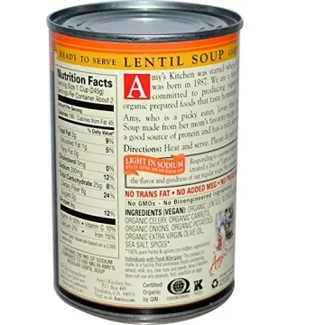 Amy's Organic Low Sodium Lentil Soup - 14.5 oz