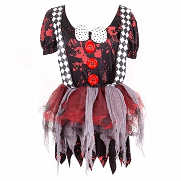 Crazy Clown Costume for Women - Spookingly Fun Outfit